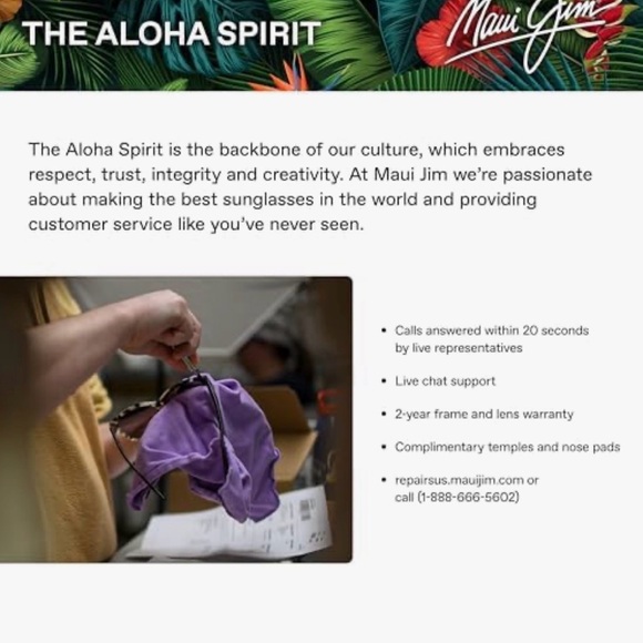 Maui Jim Pua Tortoise Sunglasses, NWOT - Picture 11 of 11